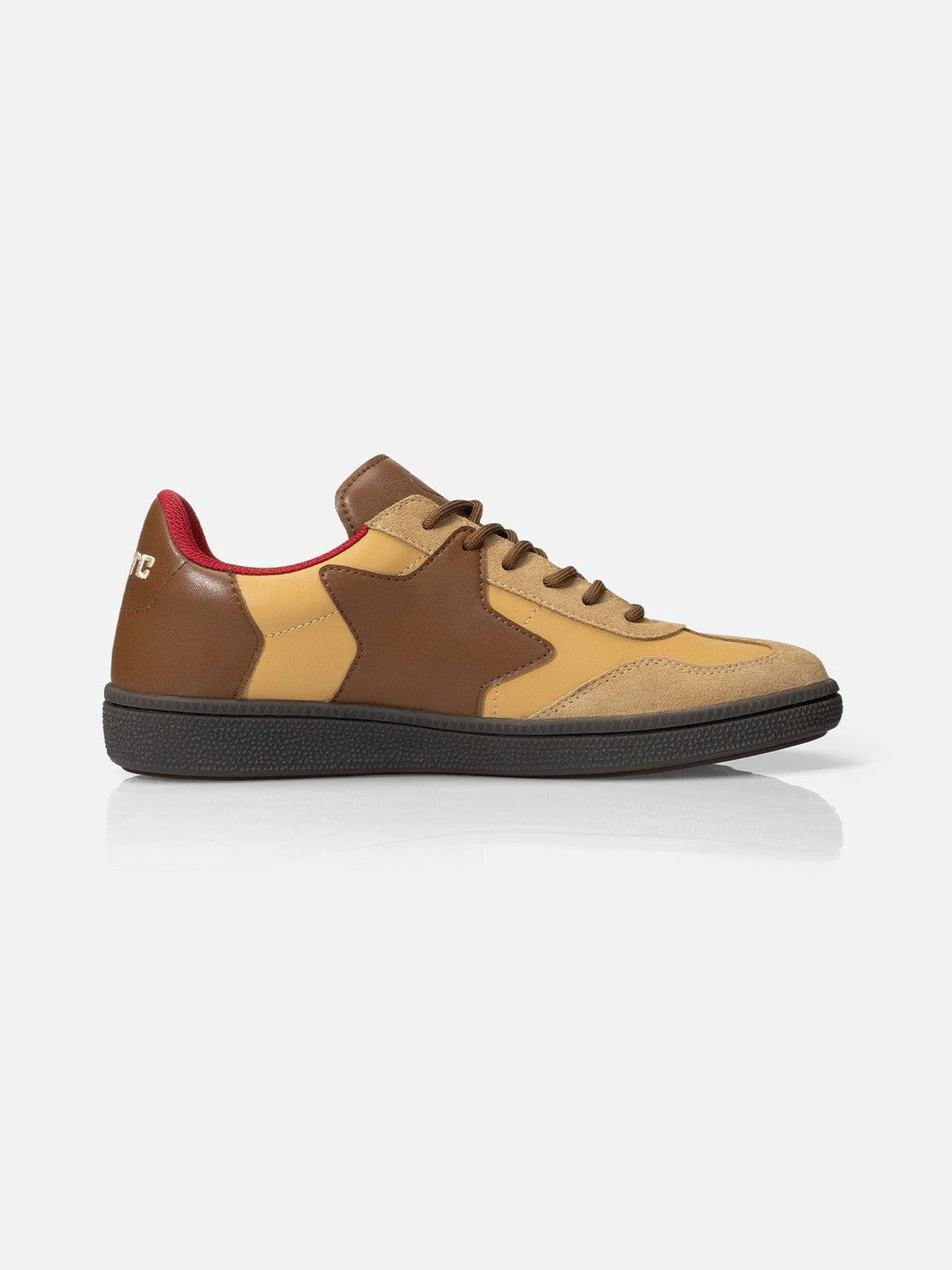 Triple Star Embroidery Star Gum Sole Skate Shoes - Image 3